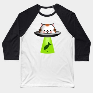 UFO Kitty Baseball T-Shirt